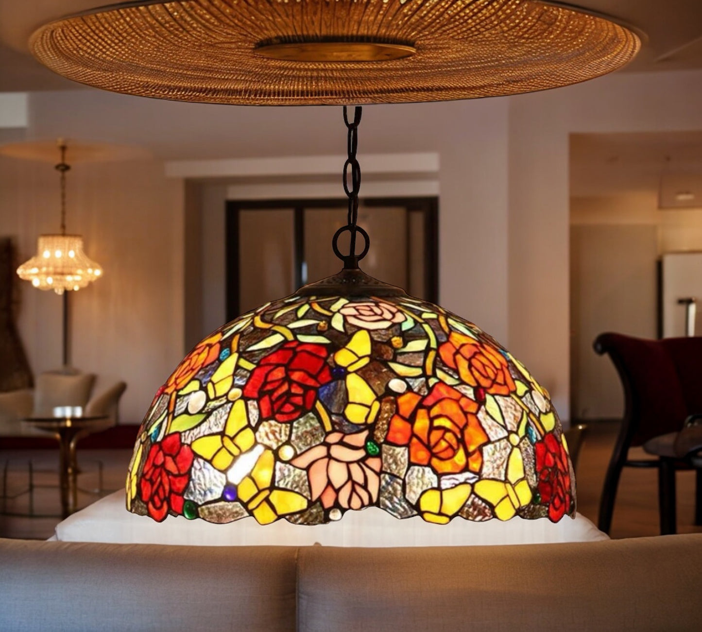 Tiffany Pendant Lamp 40cm shade (16074C)