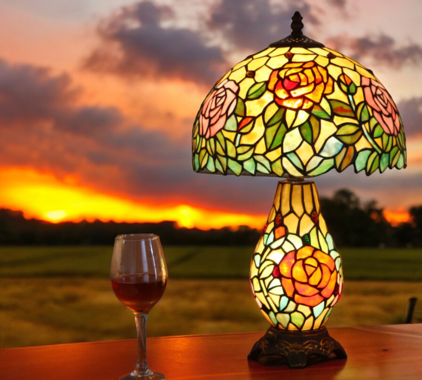 Tiffany Table Lamp (12071A)