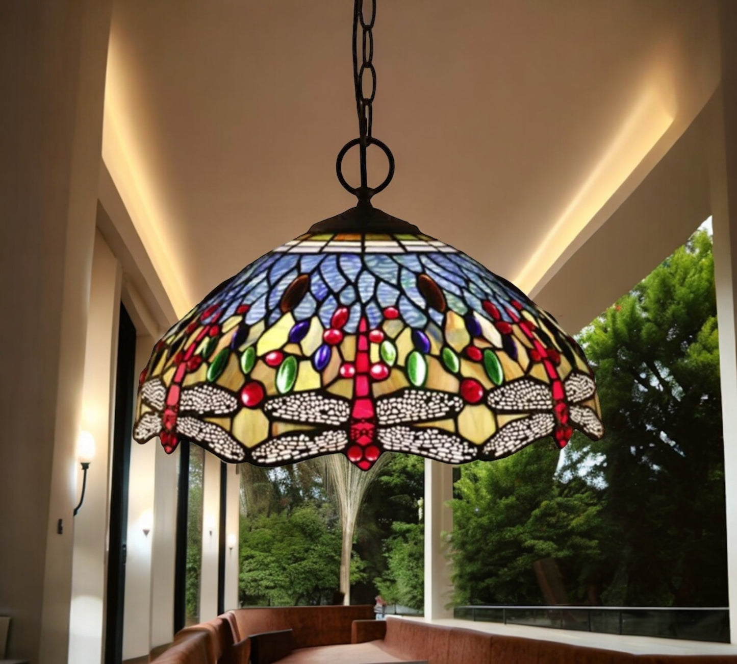 Tiffany Pendant Lamp 40cm shade (16031C)