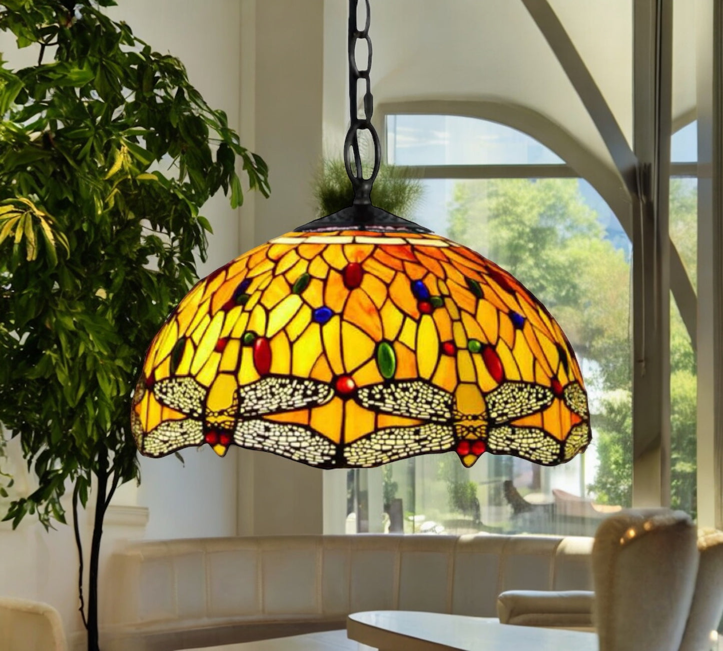 Tiffany Pendant Lamp 40cm shade (16035C)