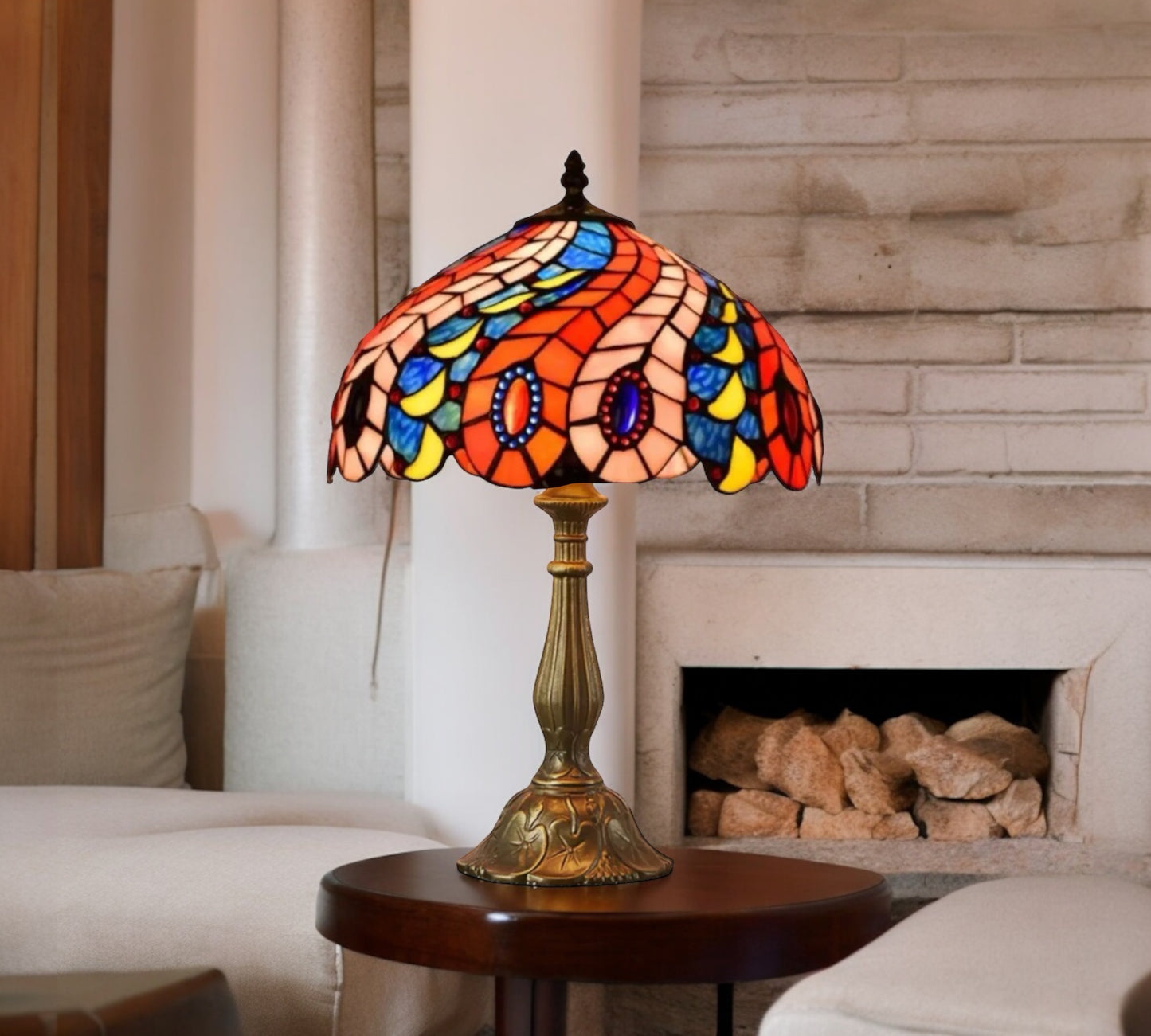 Tiffany Table Lamp (12705)