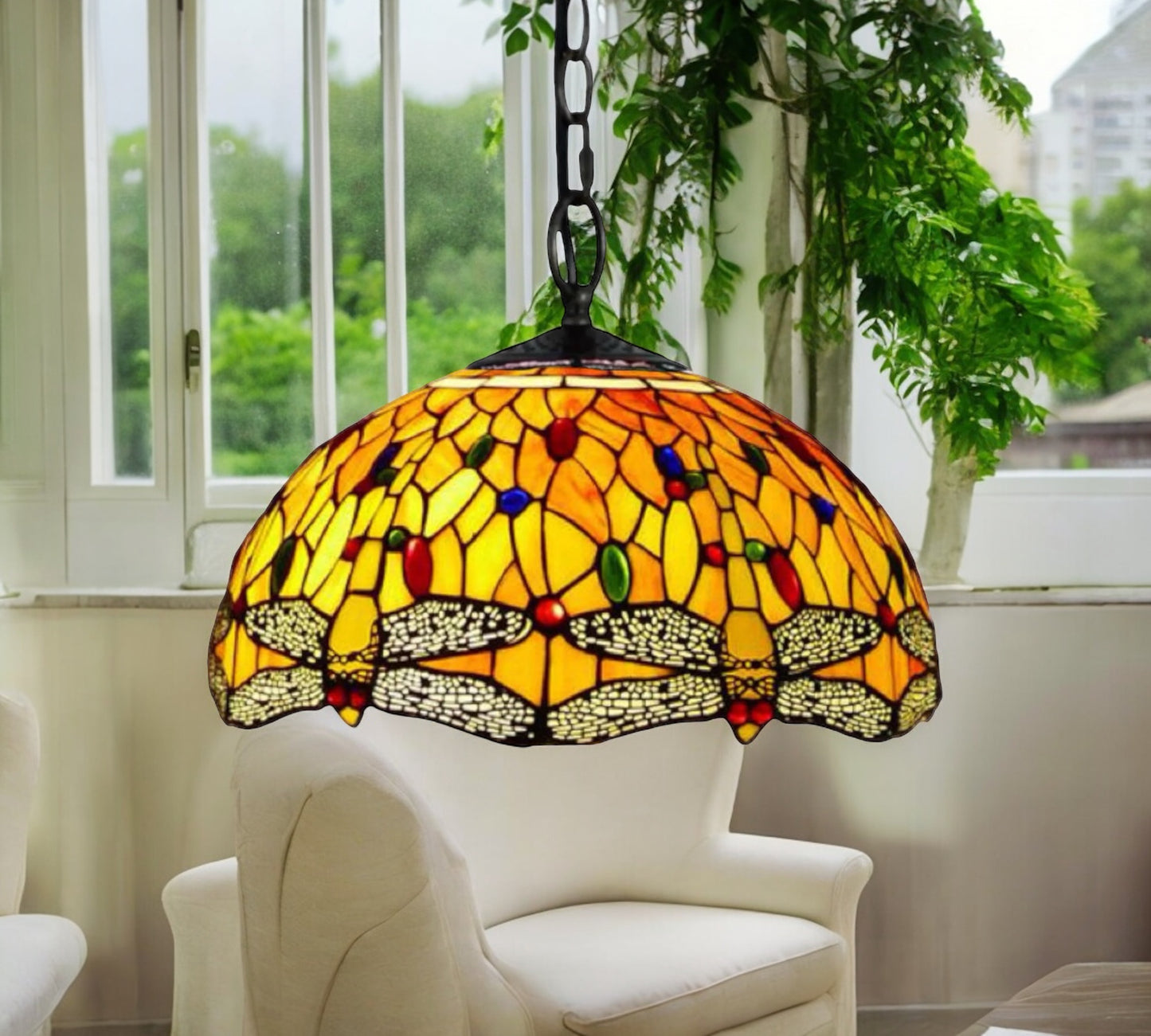 Tiffany Pendant Lamp 40cm shade (16035C)