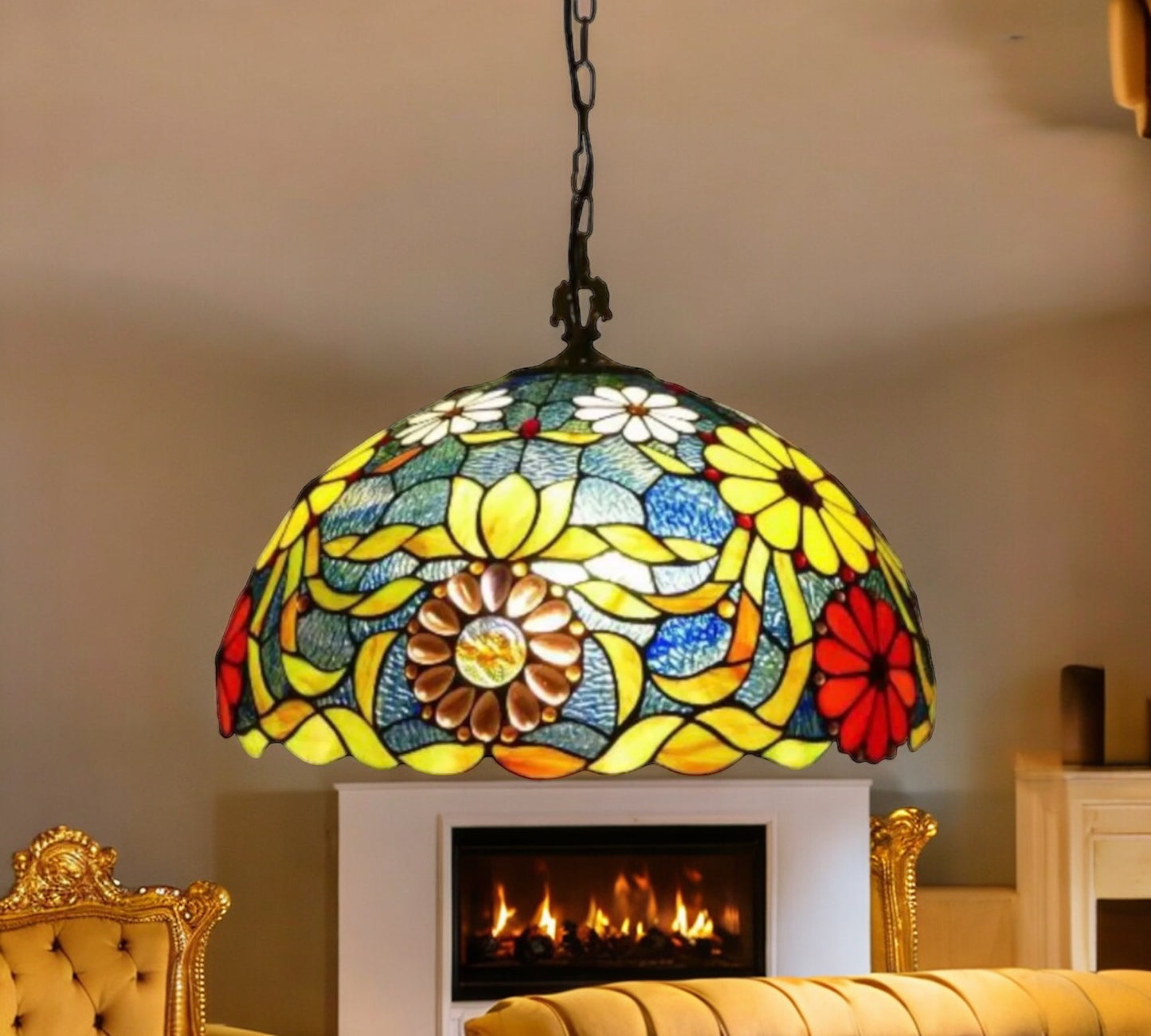 Tiffany Pendant Lamp 40cm shade (16939P)