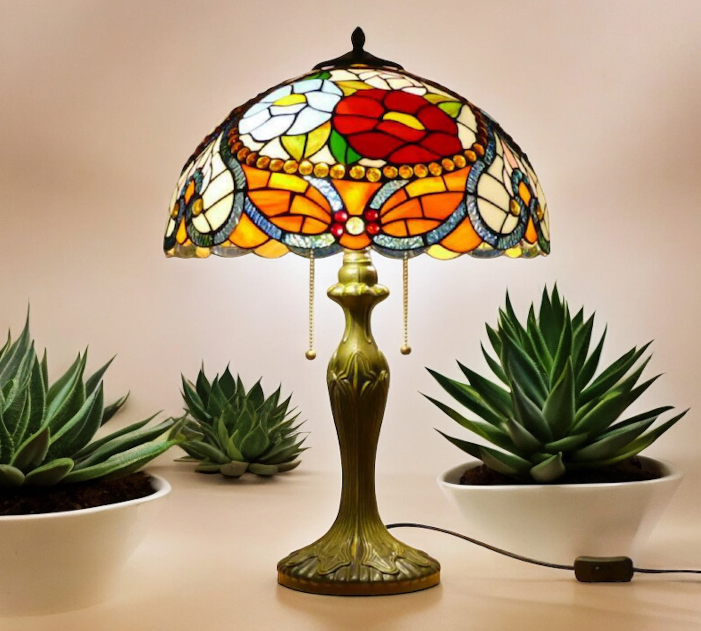 Tiffany Table Lamp 40cm Shade (15030)