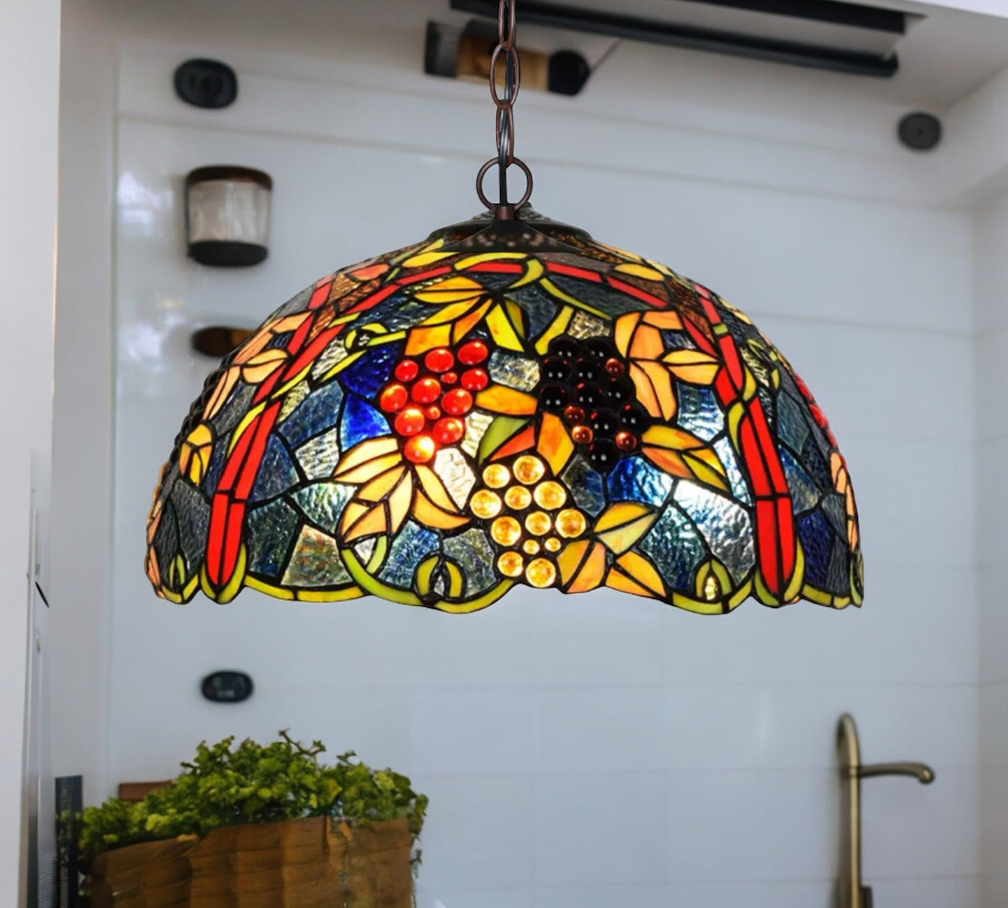 Tiffany Pendant Lamp 30cm shade (12099C)