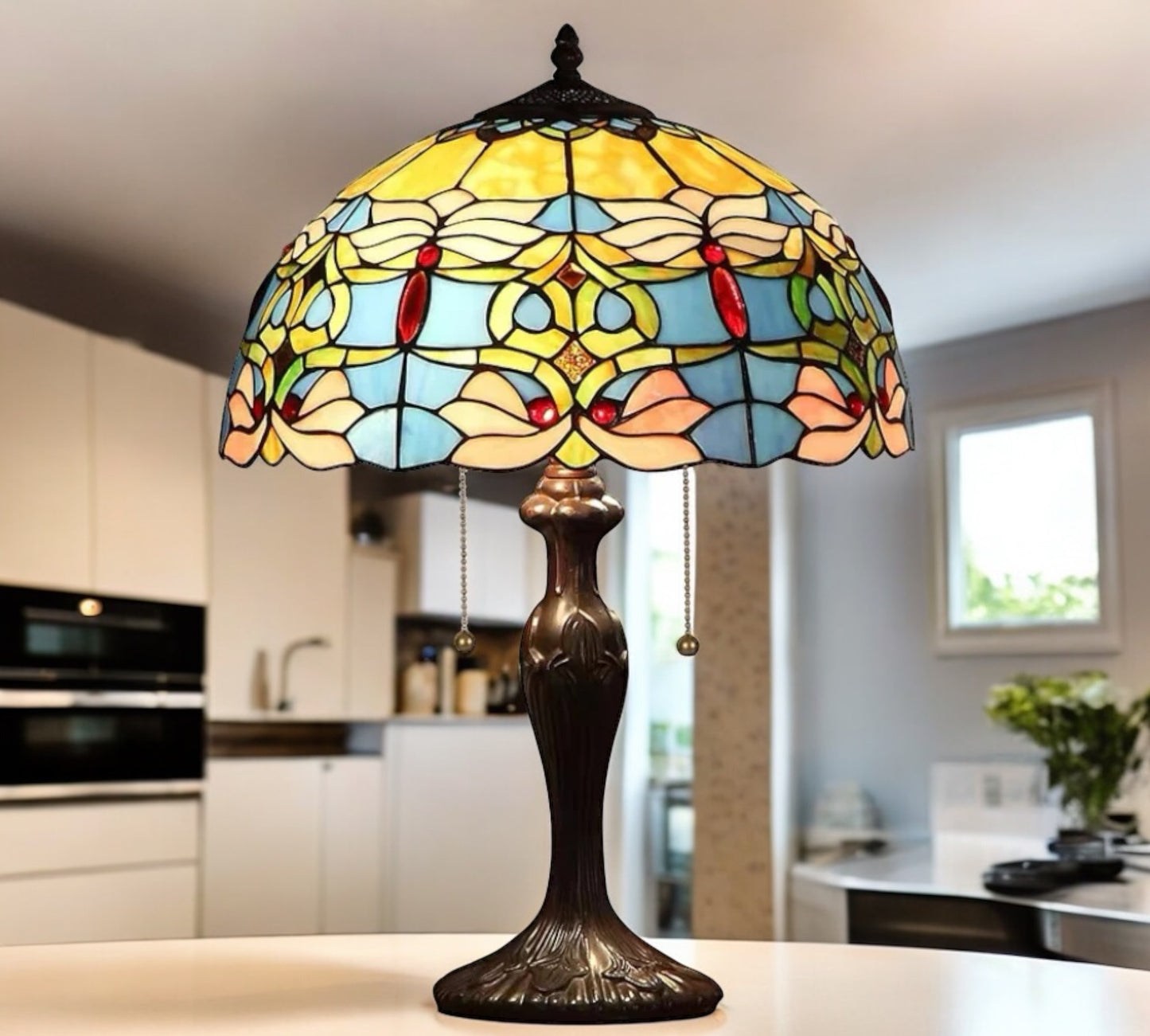 Tiffany Table Lamp 40cm Shade (15021)