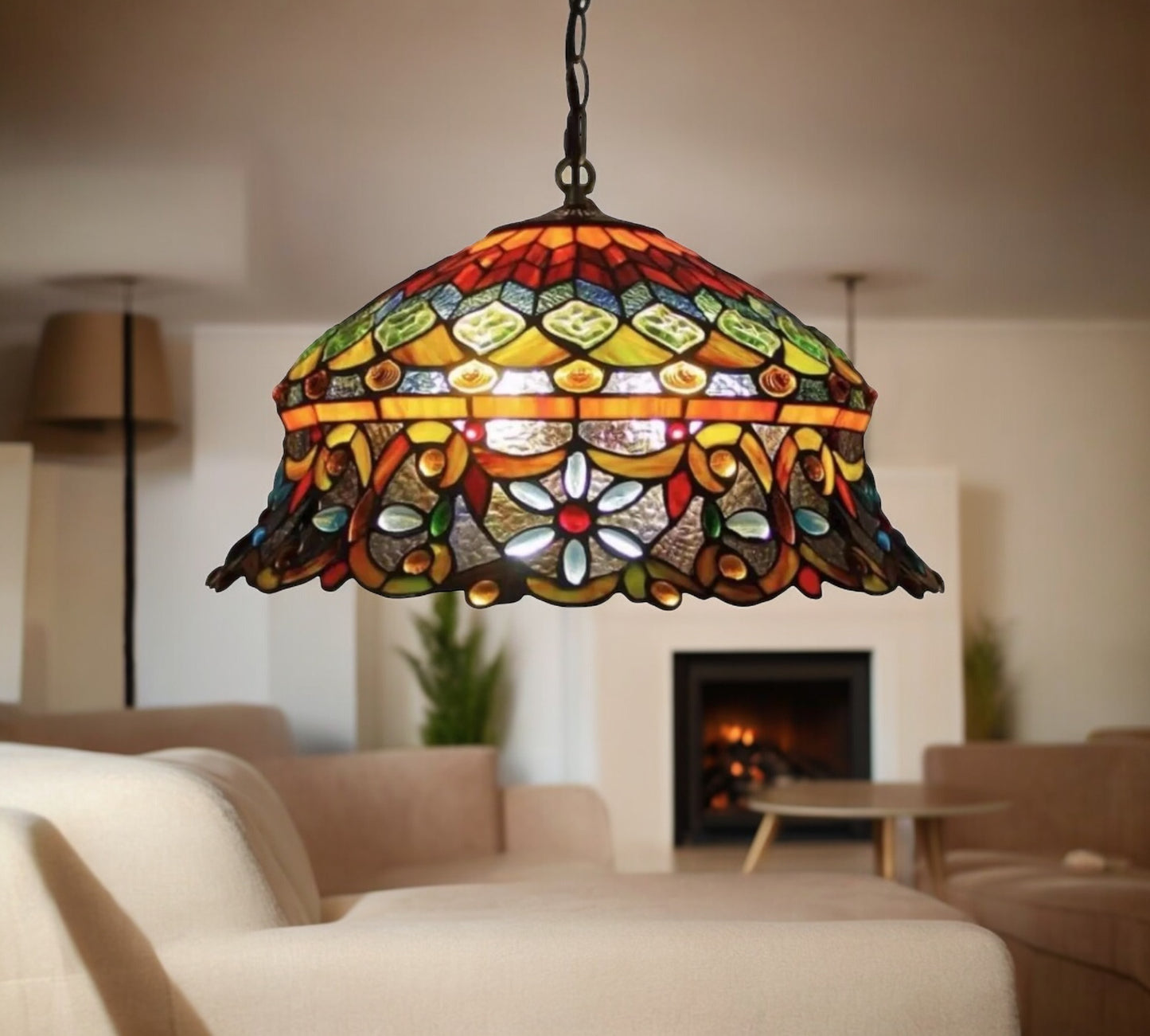 Tiffany Pendant Lamp 46cm shade (19002C)