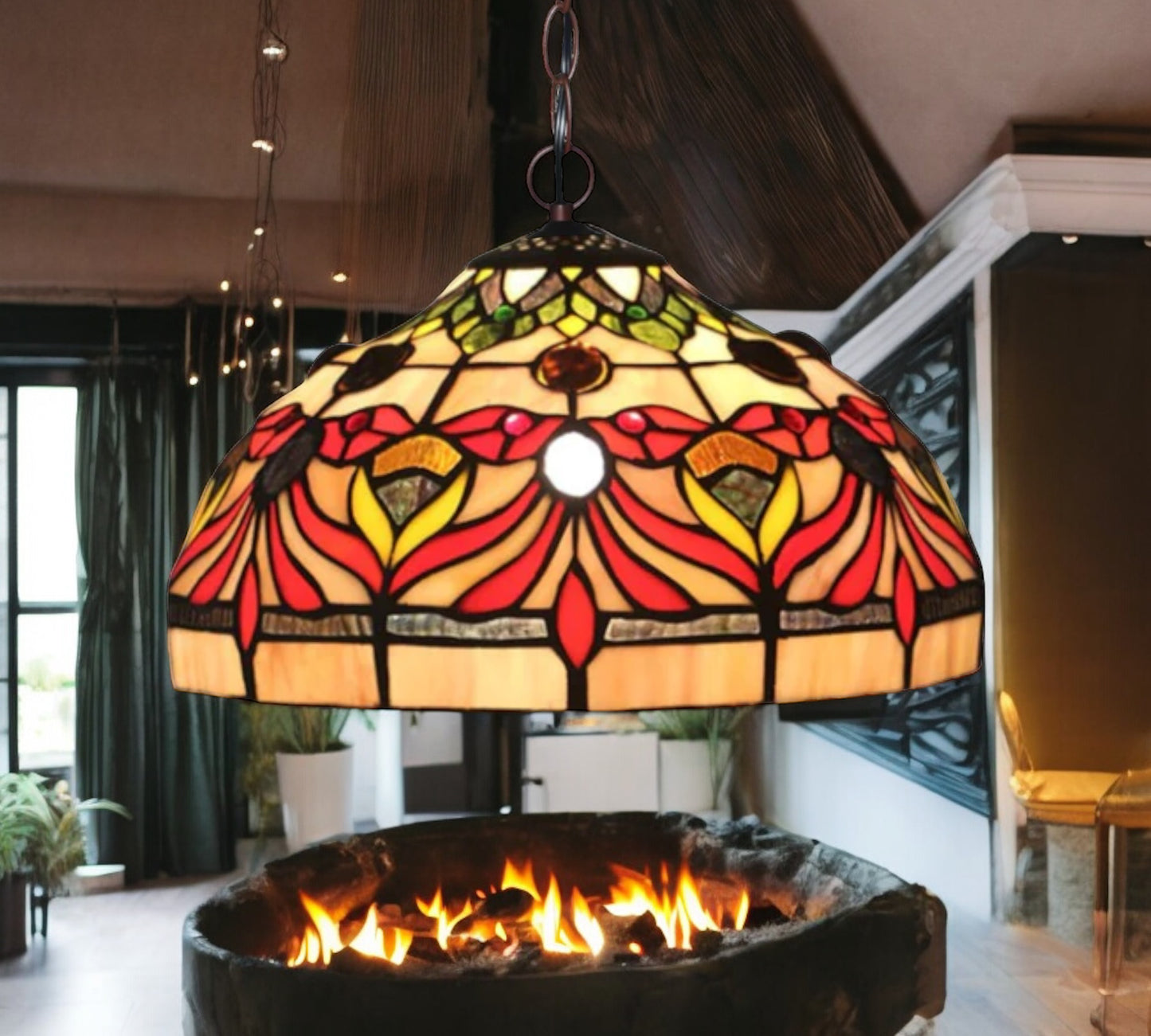 Tiffany Pendant Lamp 30cm shade (12093C)