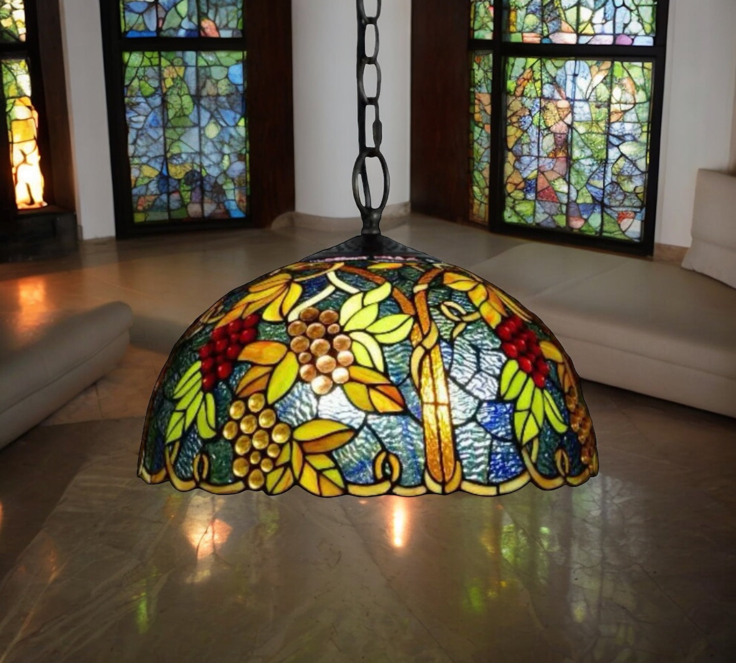 Tiffany Pendant Lamp 40cm shade (16937C)