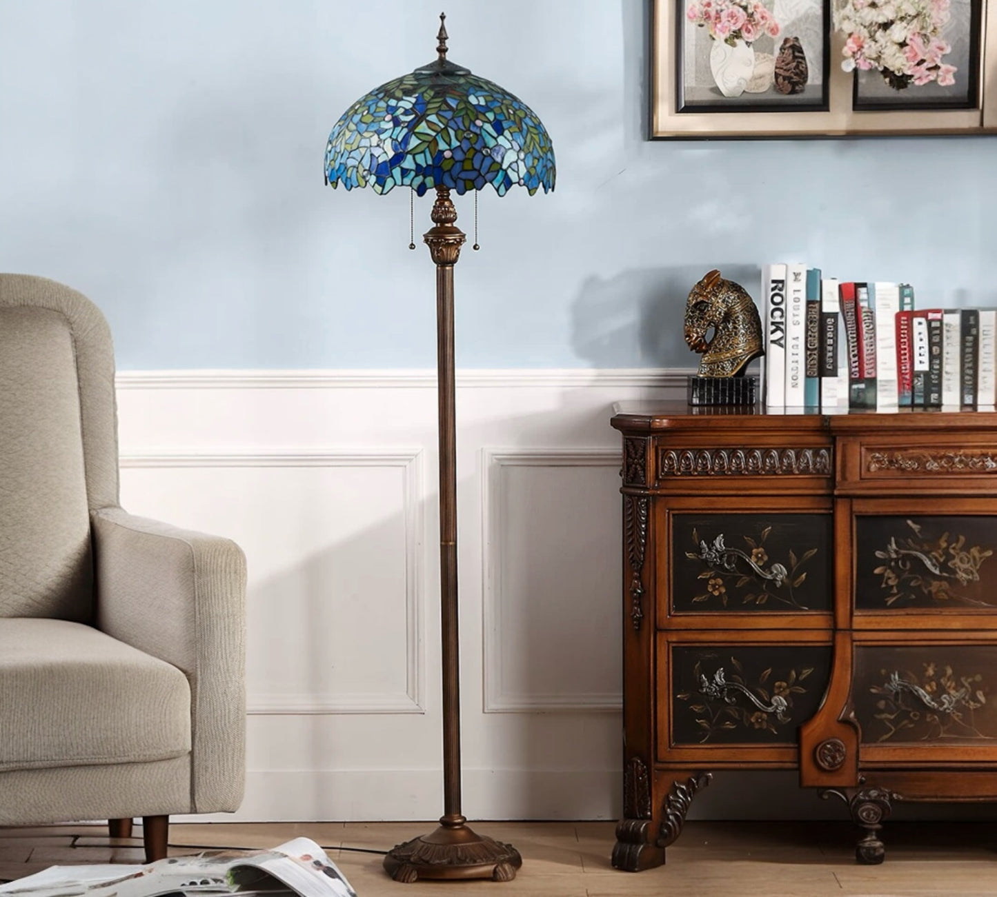 Tiffany Floor Lamp (16038)