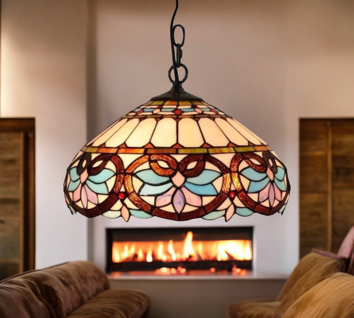 Tiffany Pendant Lamp 40cm shade (16045C)