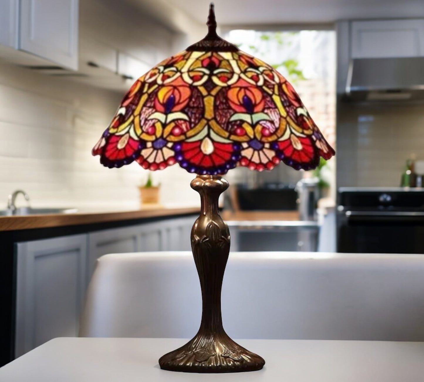 Tiffany Table Lamp 40cm Shade (15051)