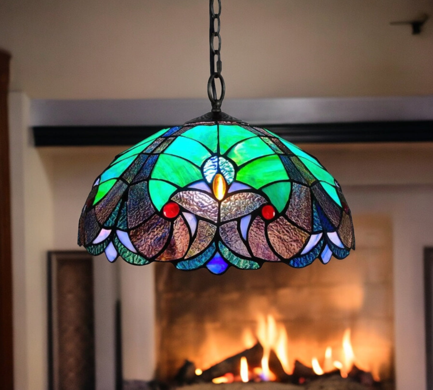 Tiffany Pendant Lamp 40cm shade (16013C)