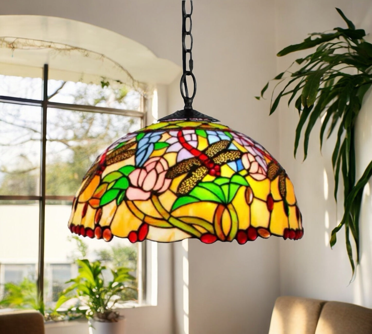 Tiffany Pendant Lamp 40cm shade (16941C)