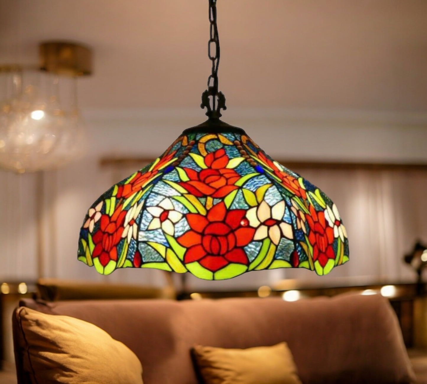 Tiffany Pendant Lamp 40cm shade (16118C)