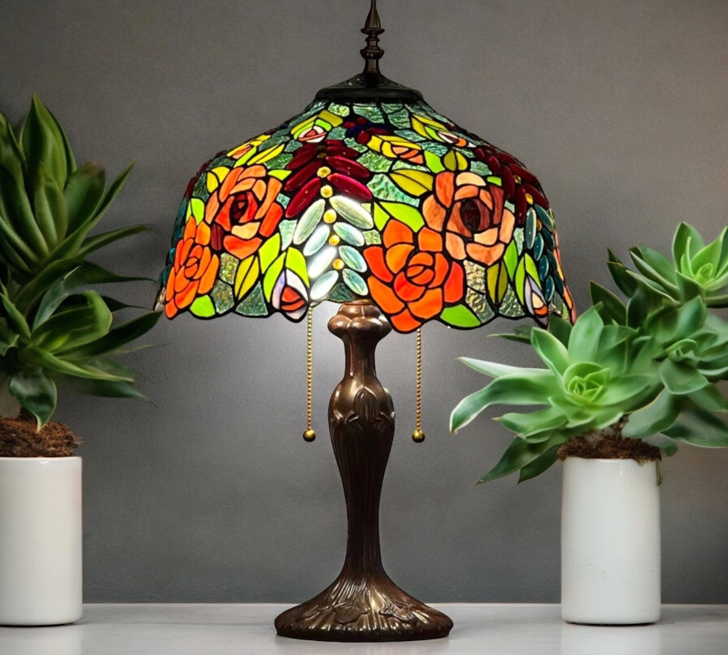 Tiffany Table Lamp 40cm Shade (15012)