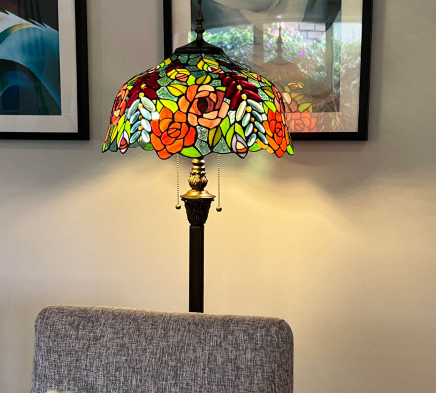 Tiffany Floor Lamp (16112)