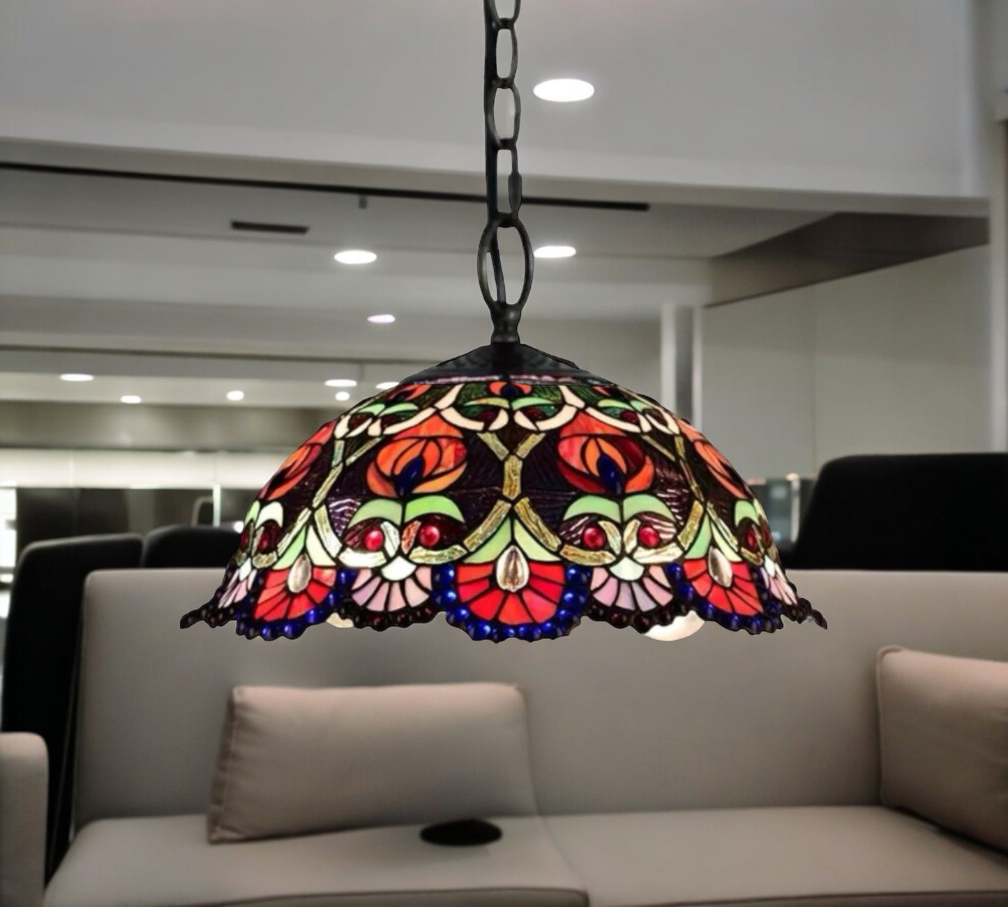 Tiffany Pendant Lamp 40cm shade (16086C)