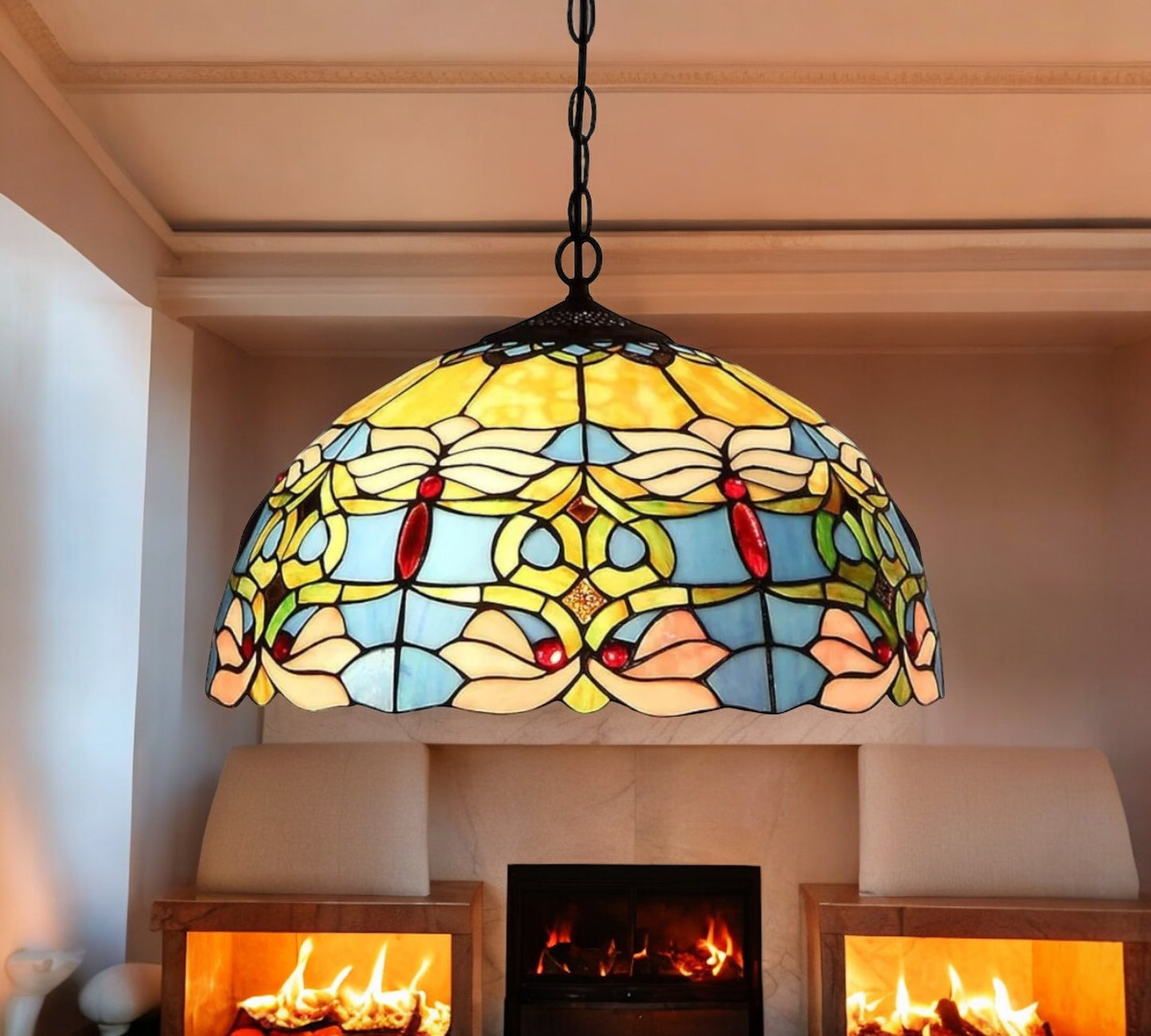 Tiffany Pendant Lamp 40cm shade (16016C)