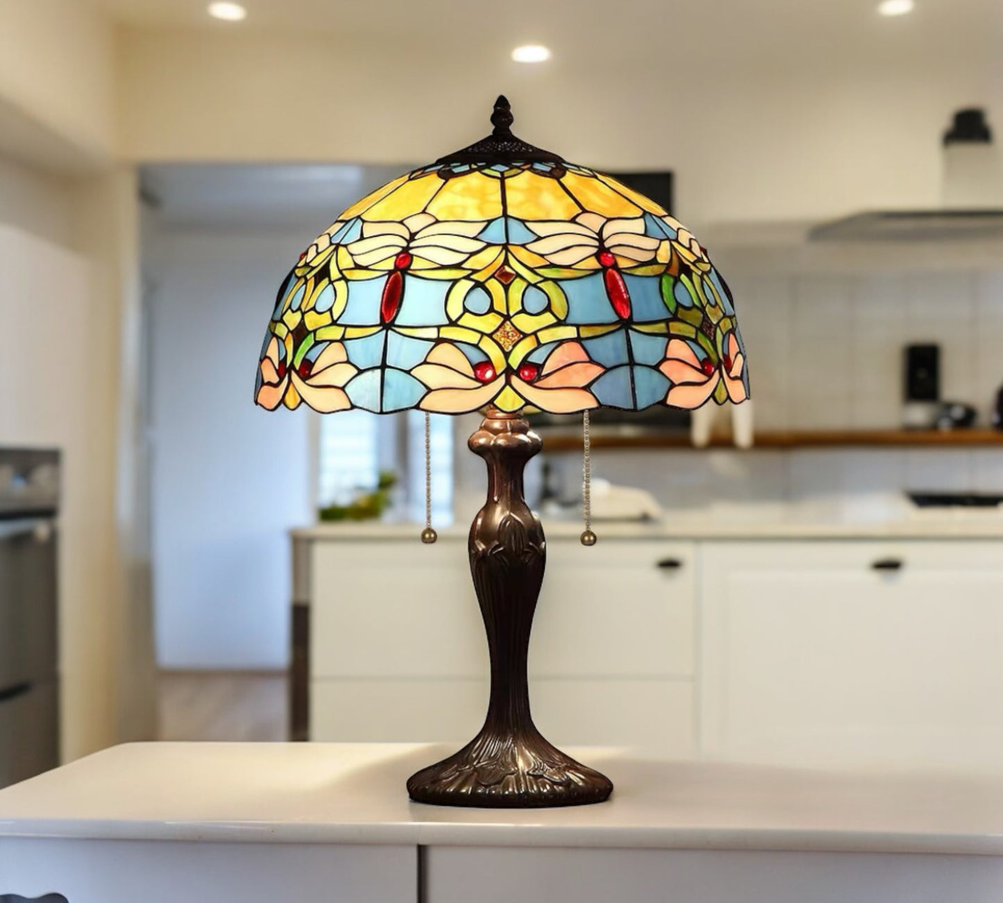 Tiffany Table Lamp 40cm Shade (15021)