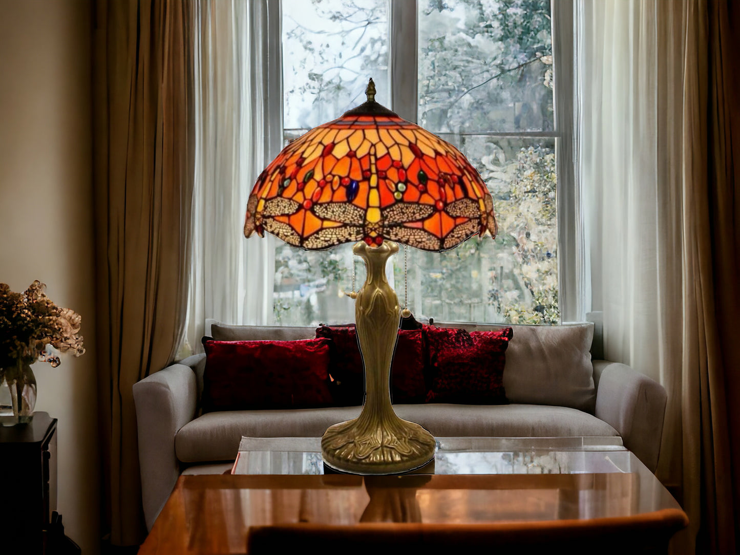 Tiffany Table Lamp 40cm Shade (15060)