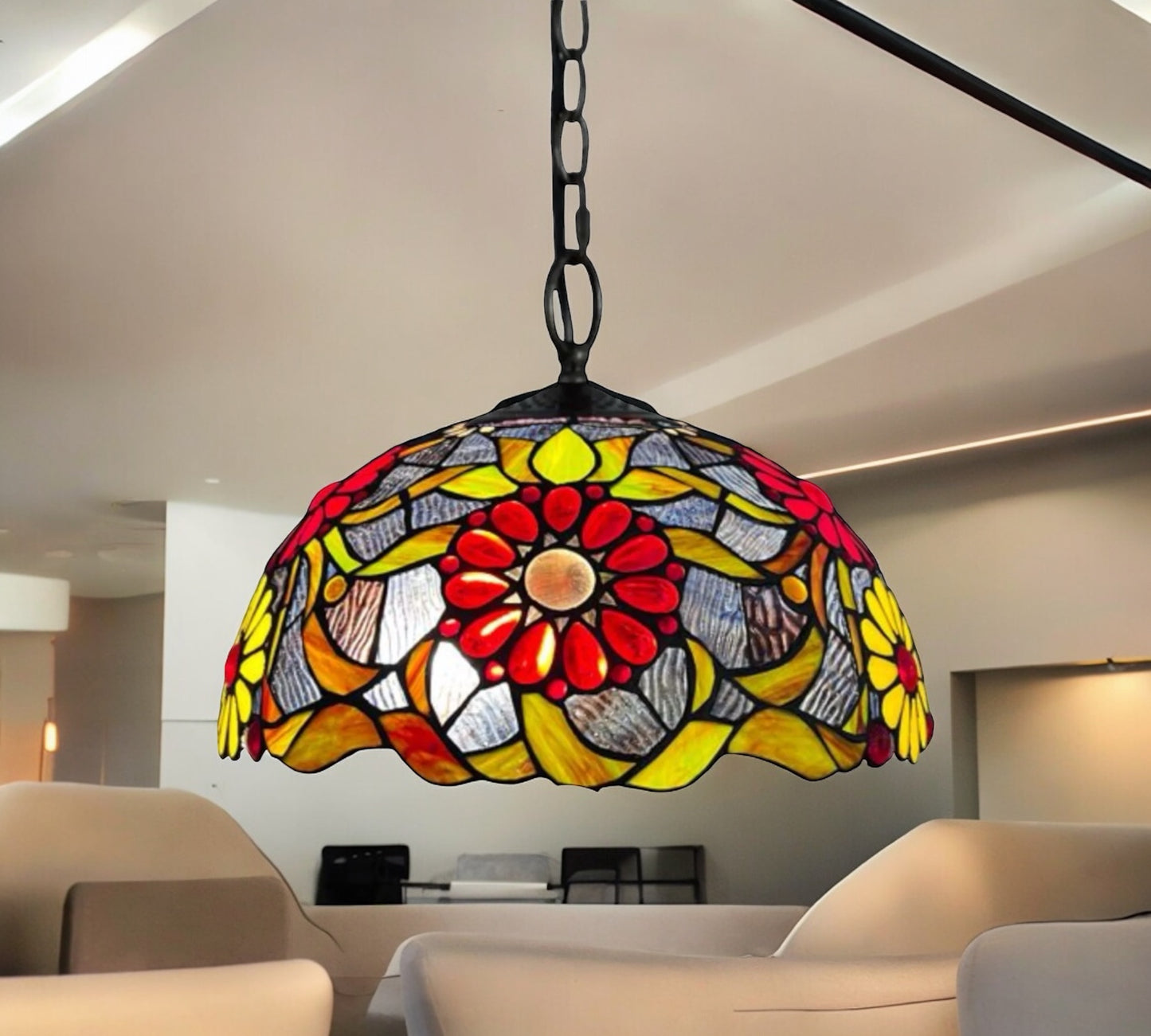 Tiffany Pendant Lamp 40cm shade (16939C)