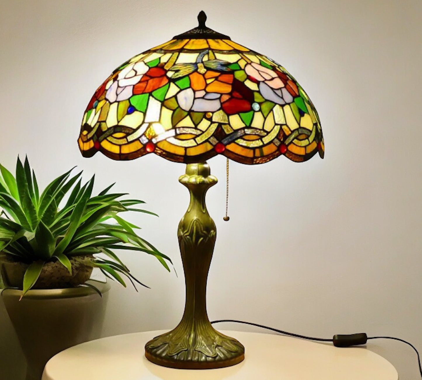 Tiffany Table Lamp 40cm Shade (15002)