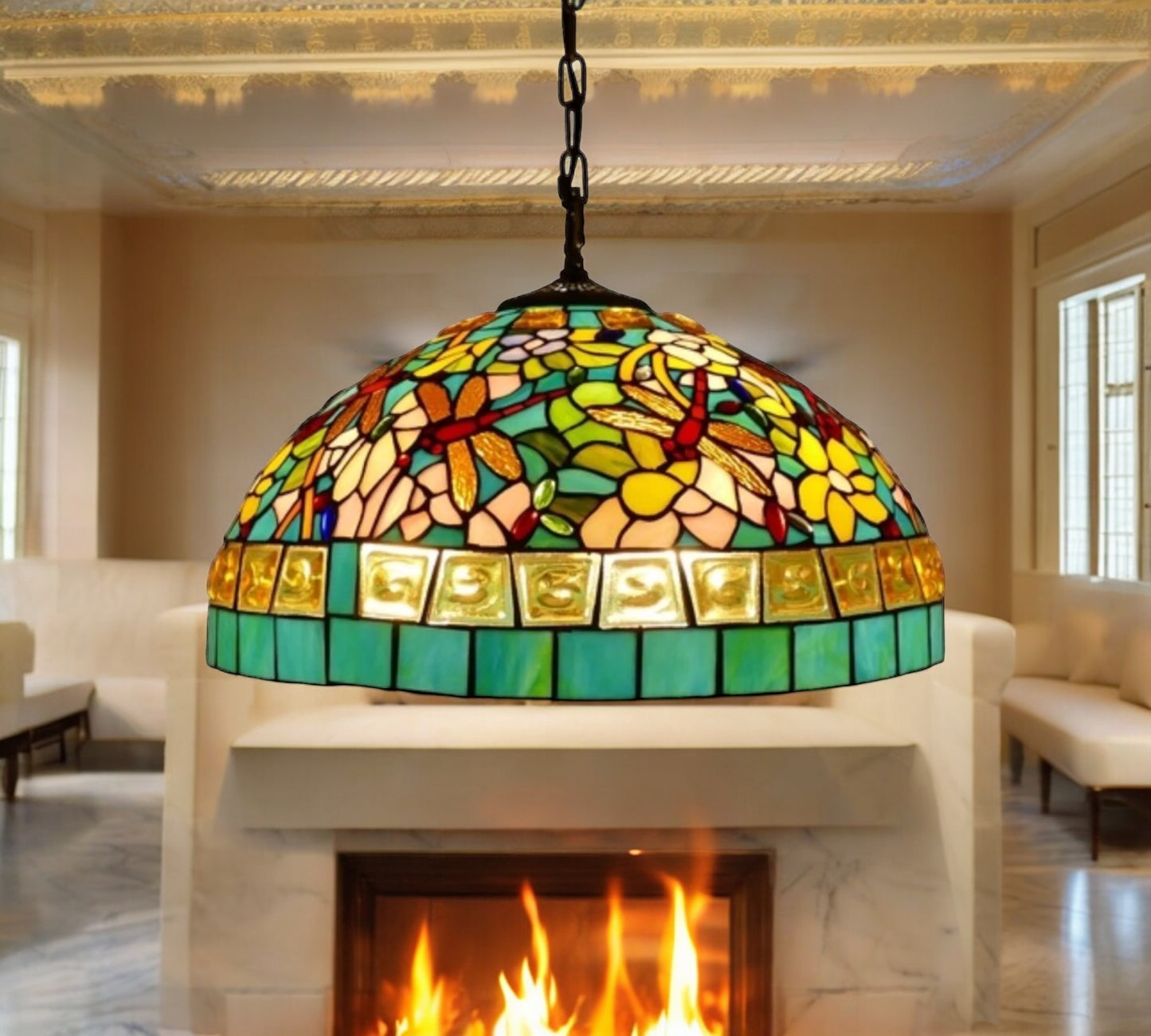 Tiffany Pendant Lamp 46cm shade (19004C)