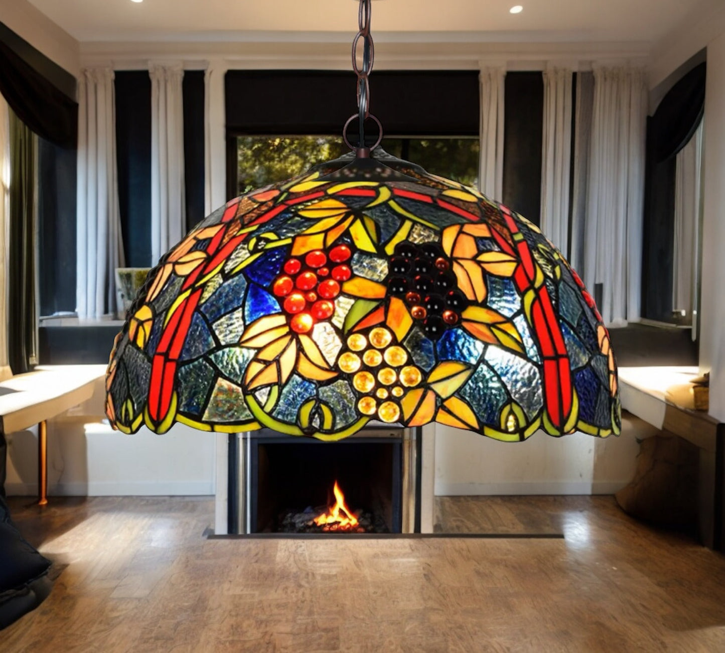 Tiffany Pendant Lamp 30cm shade (12099C)