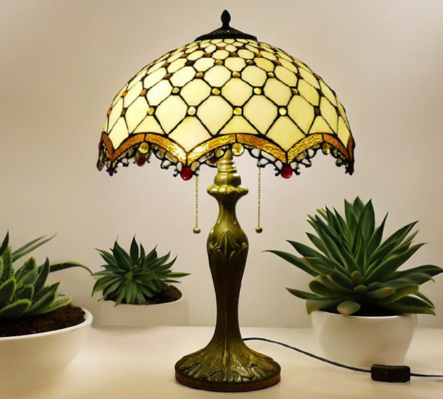 Tiffany Table Lamp 40cm Shade (15015)