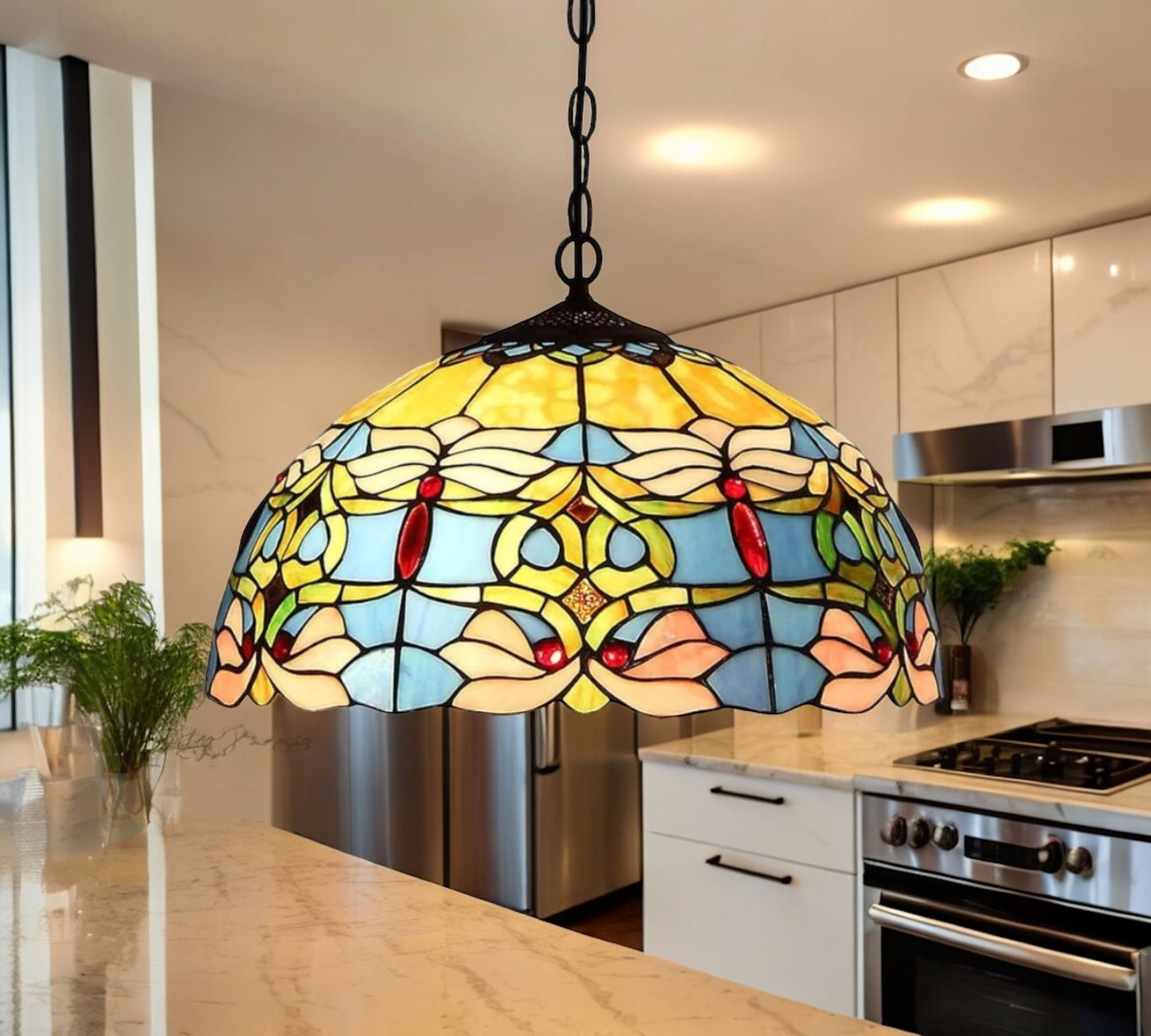 Tiffany Pendant Lamp 40cm shade (16016C)