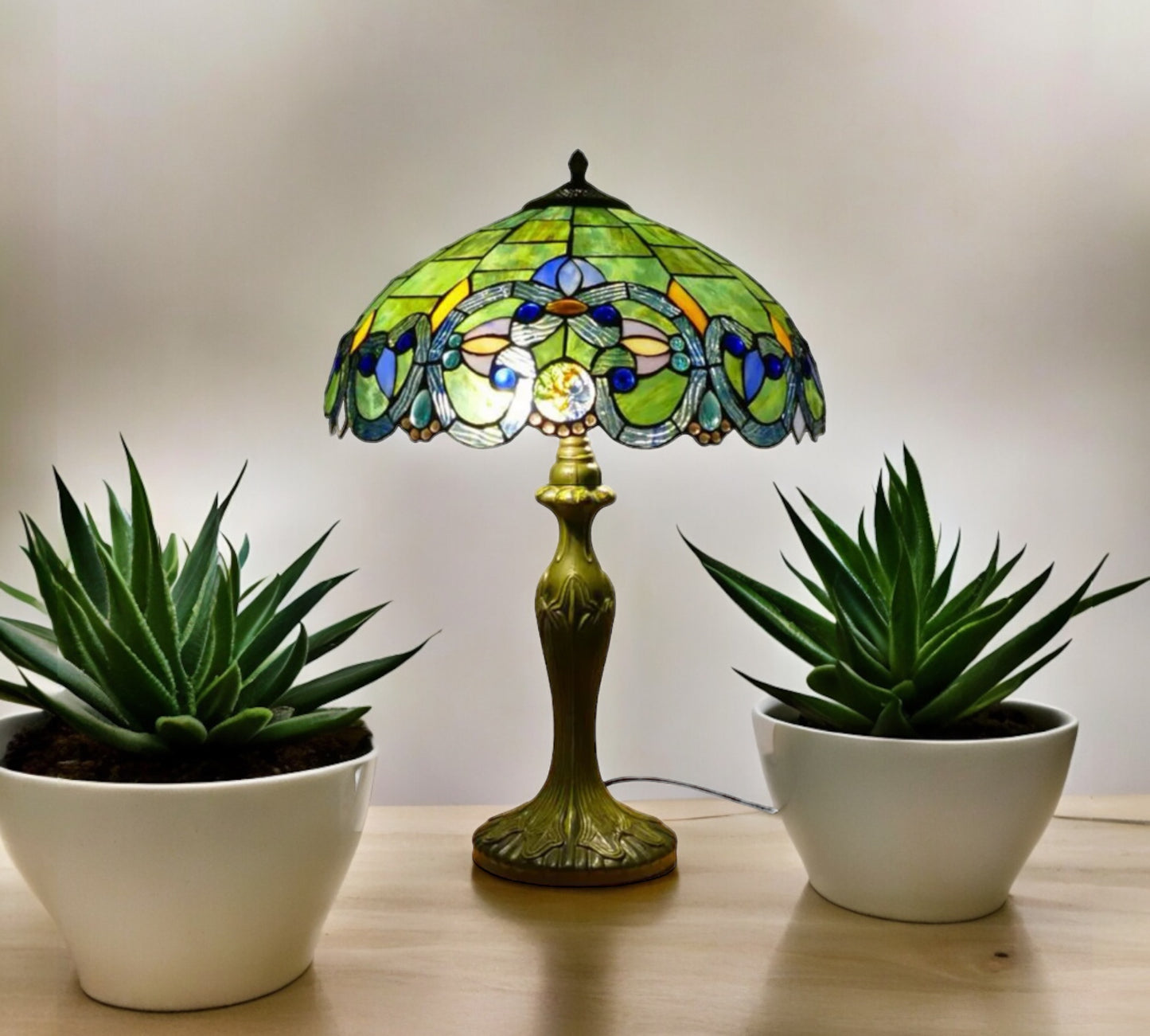 Tiffany Table Lamp 40cm Shade (15080)