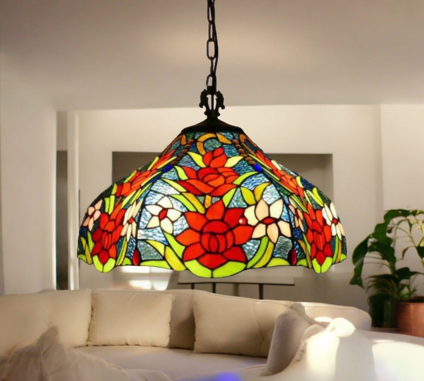 Tiffany Pendant Lamp 40cm shade (16118C)