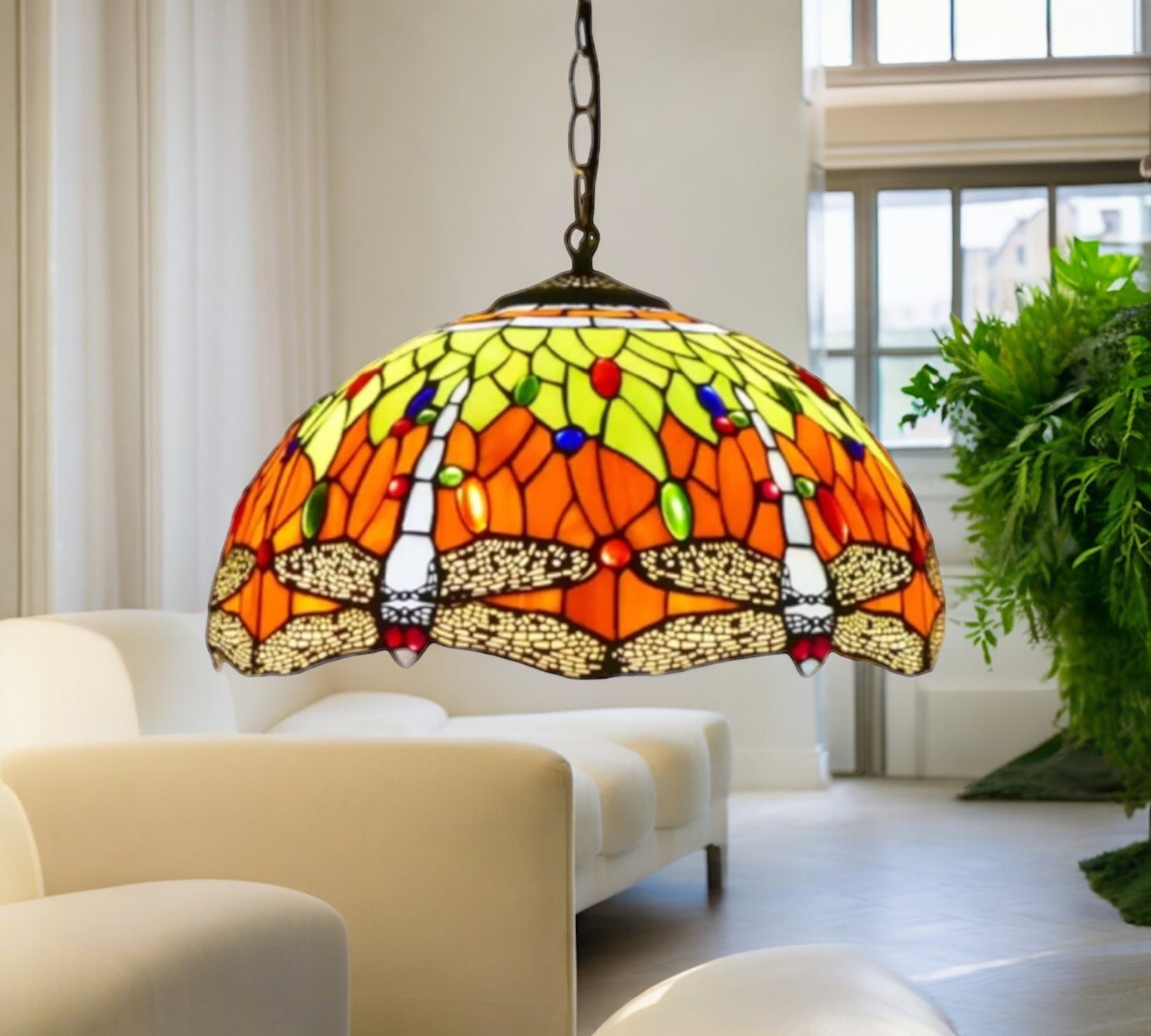 Tiffany Pendant Lamp 40cm shade (16812C)