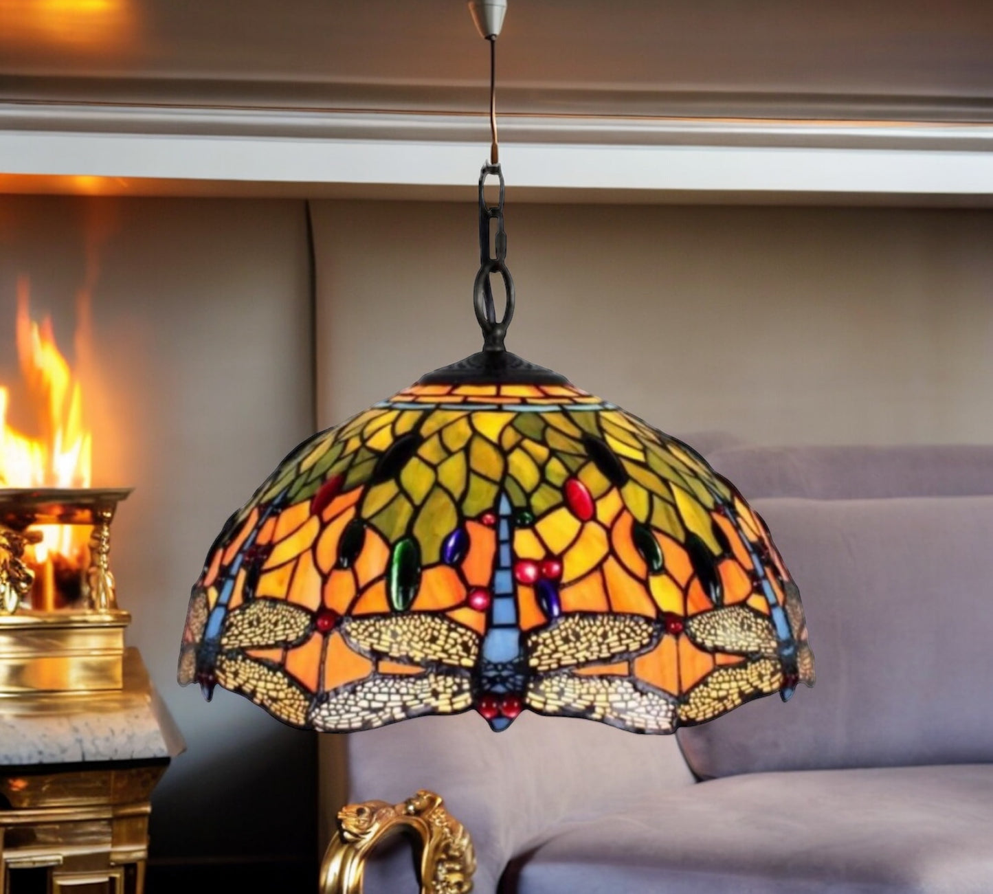 Tiffany Pendant Lamp 40cm shade (16034C)