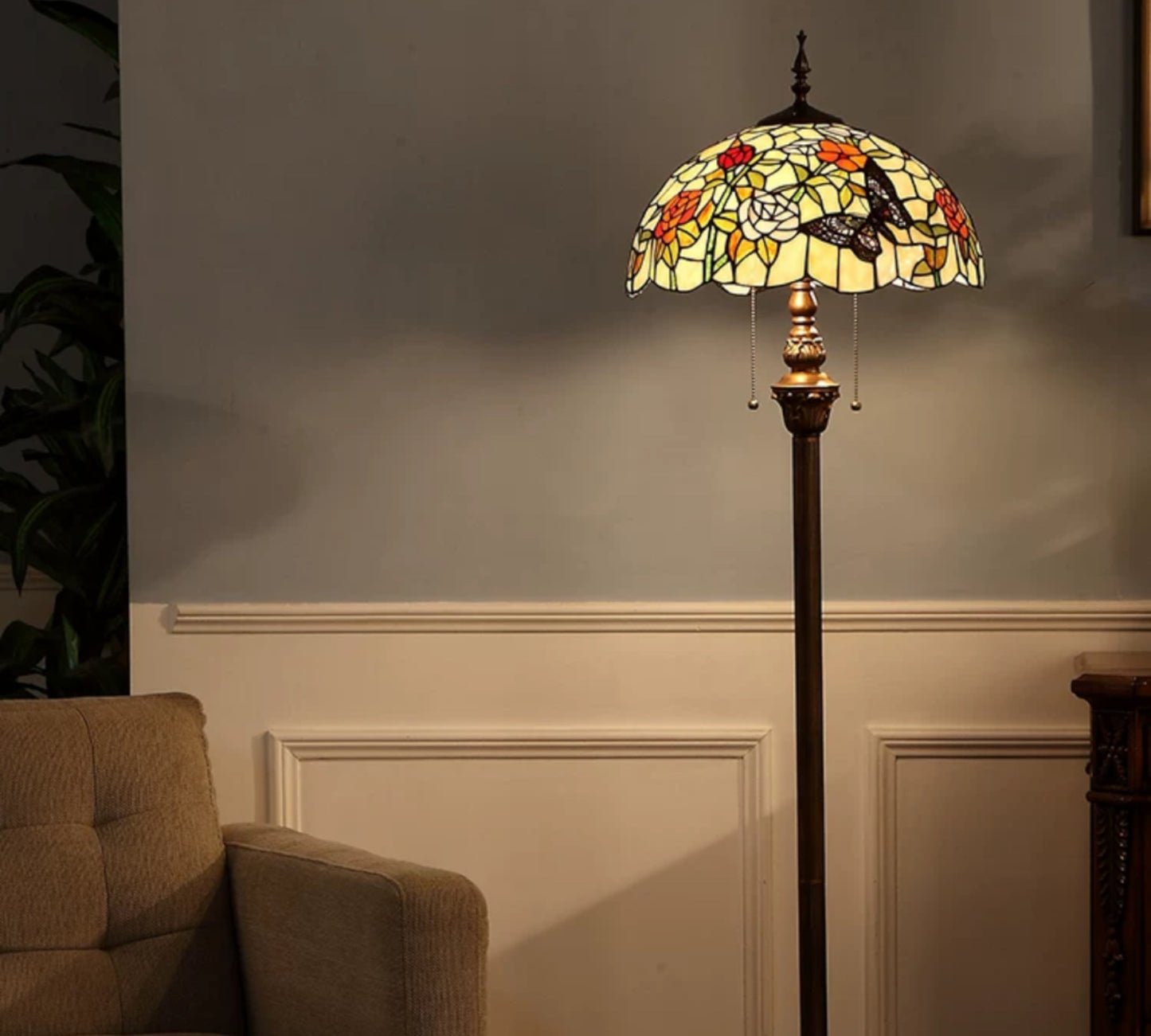 Tiffany Floor Lamp (16023)