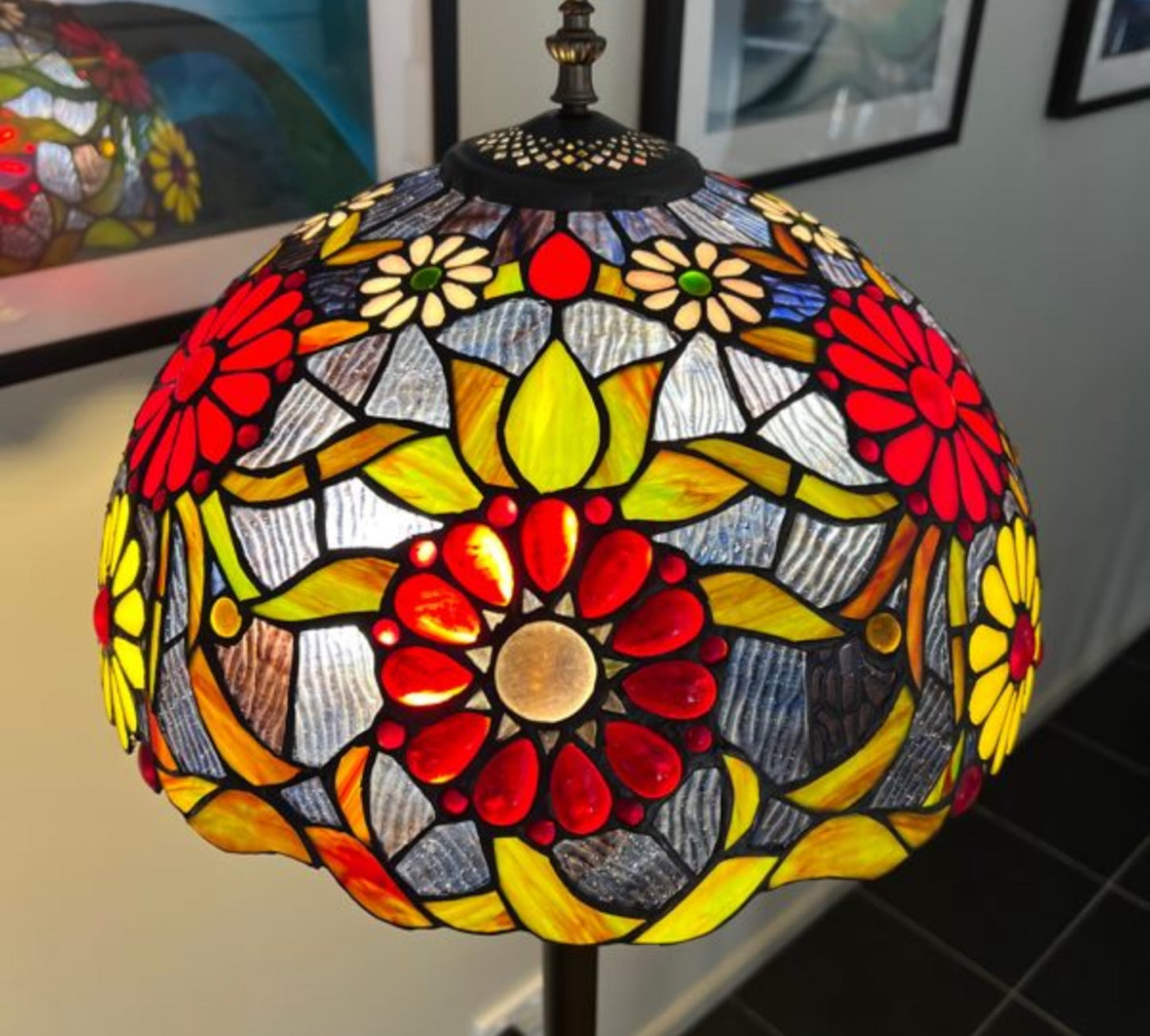 Tiffany Table Lamp 40cm Shade (15028)