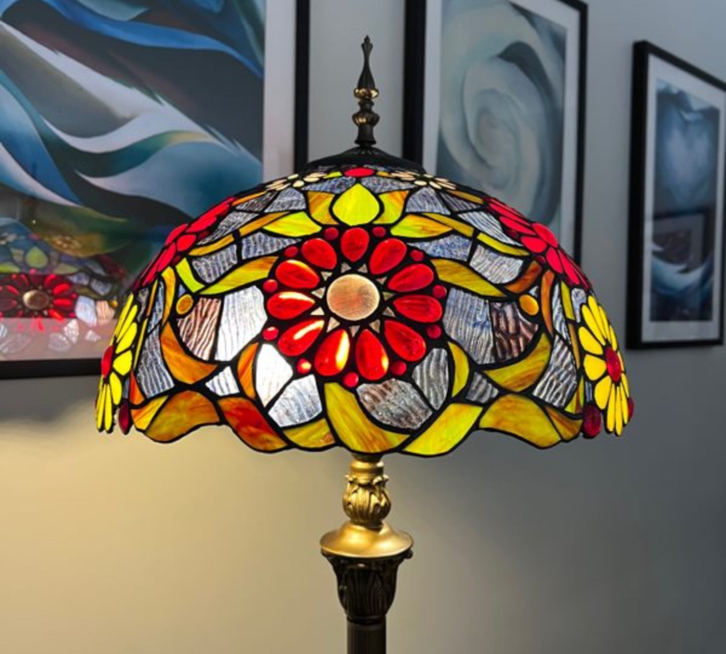 Tiffany Table Lamp 40cm Shade (15028)