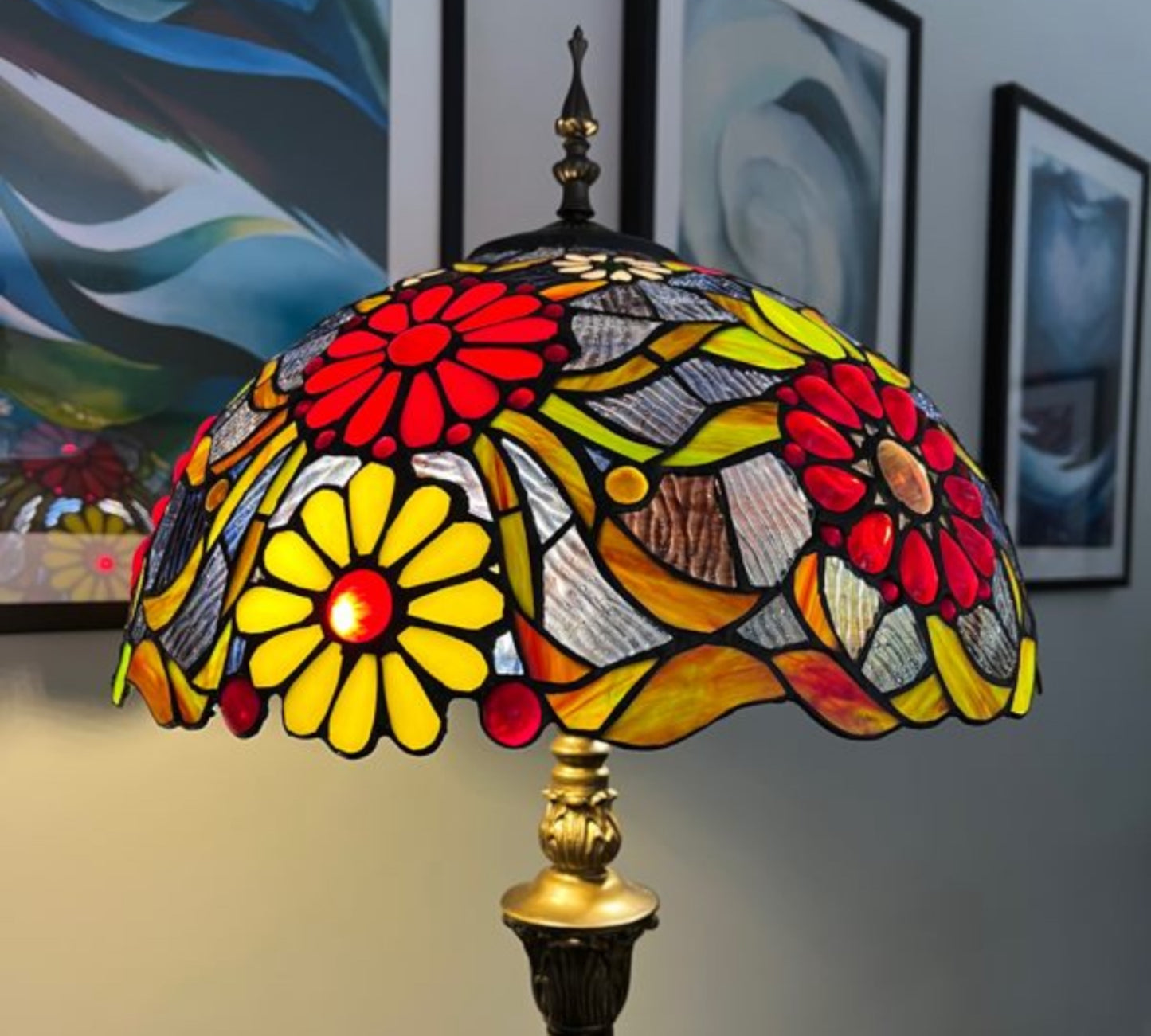 Tiffany Table Lamp 40cm Shade (15028)