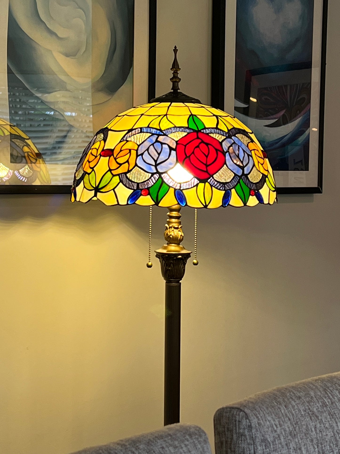 Tiffany Floor Lamp (16081)